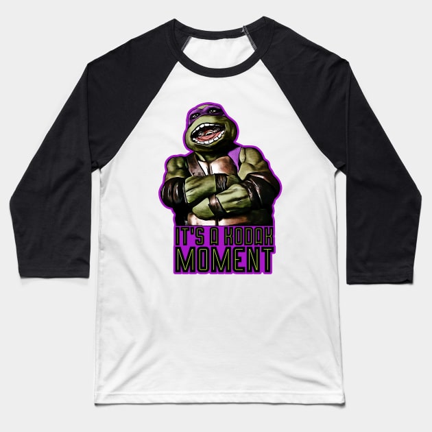 TMNT Costume Malfunction Baseball T-Shirt by creativespero